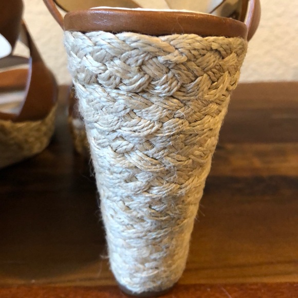 Michael Kors saddle brown leather espadrilles - Picture 4 of 7